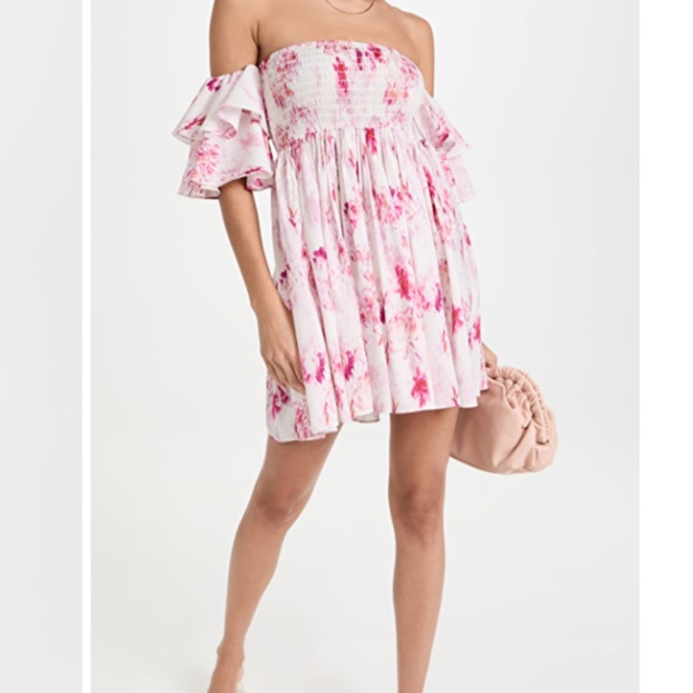 MISA, Dina dress, Large- Floral feminine, flowy, rose pattern